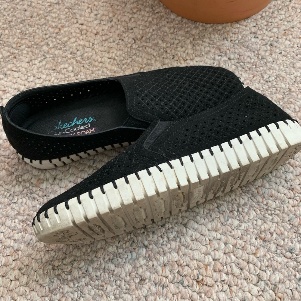 Skechers air cooled memory foam slip on